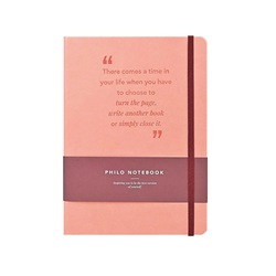 Scholar Philo Notebook A5 PHN2-P - Salmon Pink